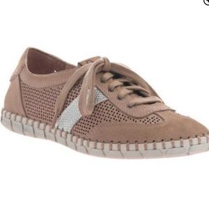 OTBT sneaker pink leather comet 7M silver